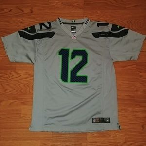 💙💚 Nike Seattle Seahawks Youth 12s Game Jersey